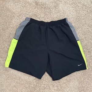 Nike Running Men's Black/Gray Shorts